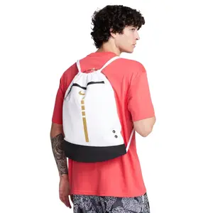 Nike Hoops Elite Drawstring Bag White Drawstringbag Basketball Backpack