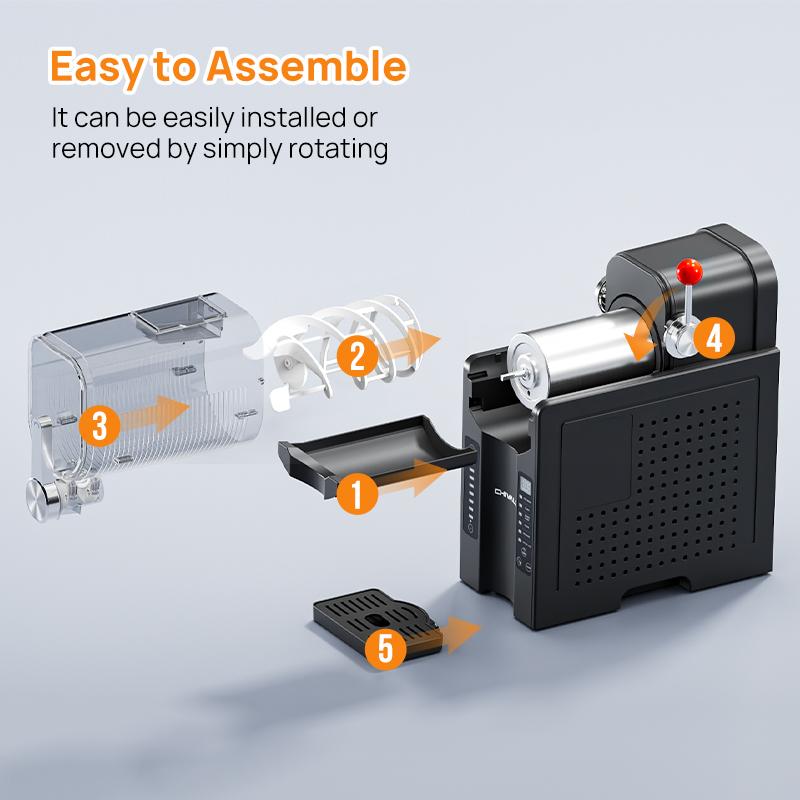 TEQUALO AD03  LED Ice-Free Slushie Machine 88 oz Capacity 6 Preset Programs Self-Cleaning Function for Milkshakes & Margaritas FathersDayGift