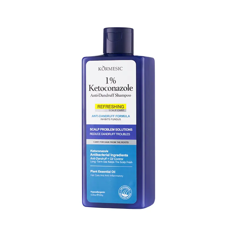 KORMESIC 1% Ketoconazole Anti-Dandruff Haircare Shampoo, Bifid Yeast Polypeptide-Infused, Oil Control, Anti-Itch Scalp Cleanser & Conditioner, Hypoallergenic Formula, Cleansing, Contains Neither Harsh Irritants nor Sensitizers, Anti Hair Loss Shampoo