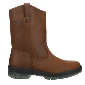 Wolverine Mens Durashocks 10 Inch Waterproof Soft Toe  Casual Boots Mid Calf - Brown