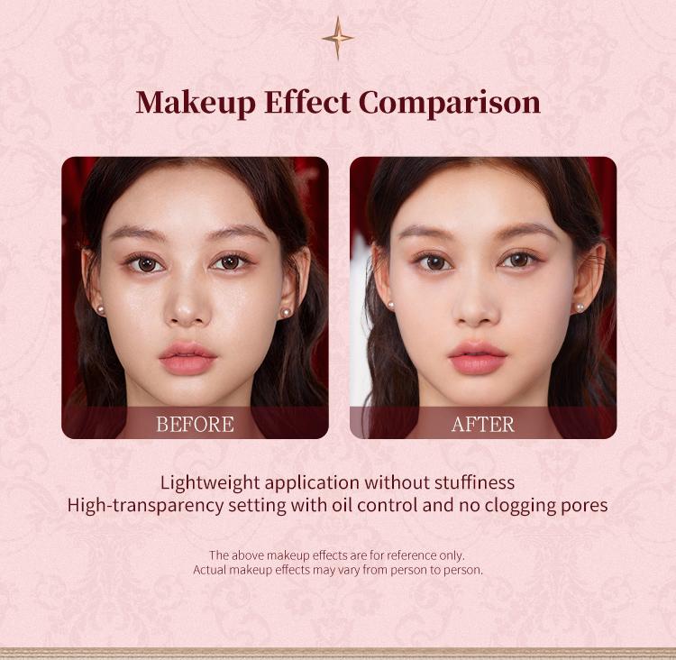 Flower Knows Strawberry Cupid Collection Pressed Powder, oli control, with powder puff, longlasting, non cakey, dealsforyoudays