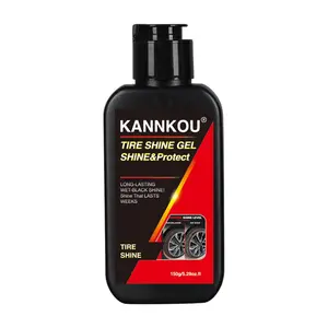 4.06oz Deep Black Shiny Tire Polishing Agent - A Durable and Easy-to-Use Formula for Vibrant Exterior Restoration of Cars and Motorcycles, Wheel Shining and Repair