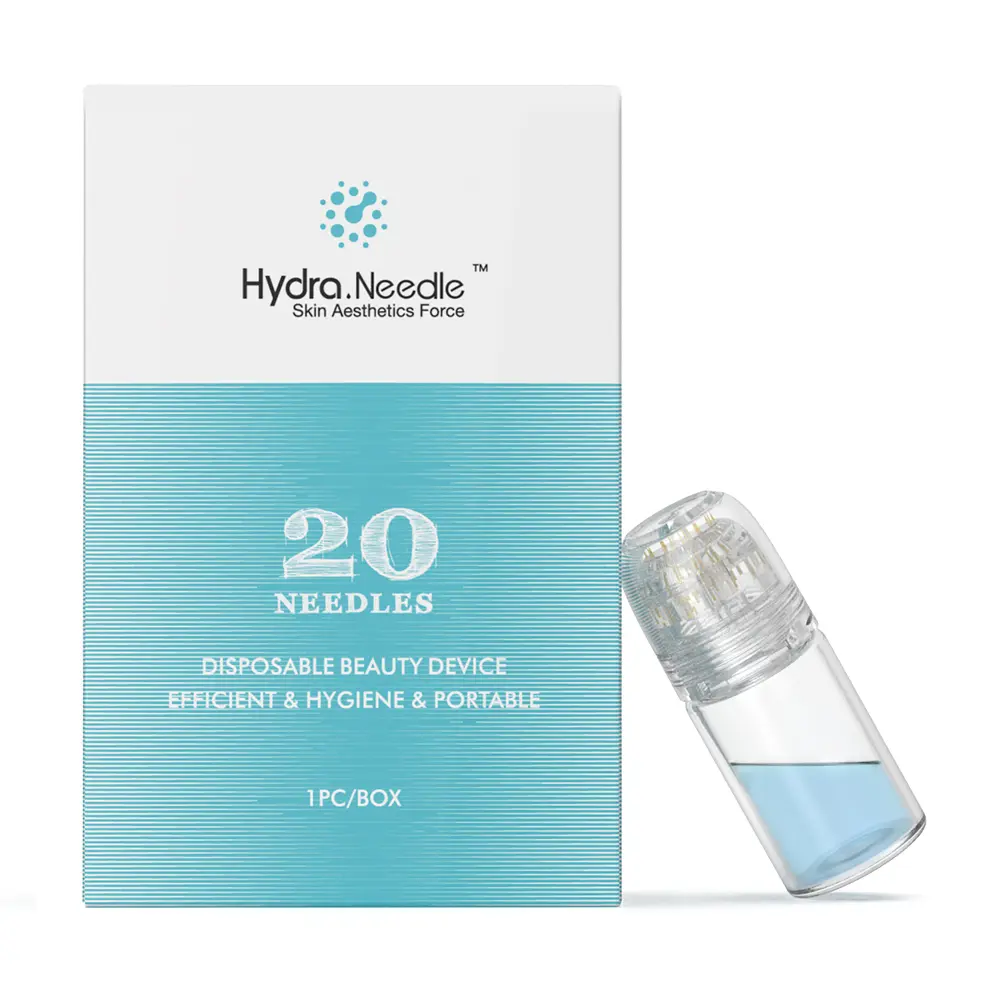 20-Needle Disposable Microinfusion Stamp, Single-Use Hygienic, Portable Skincare Beauty Tool
