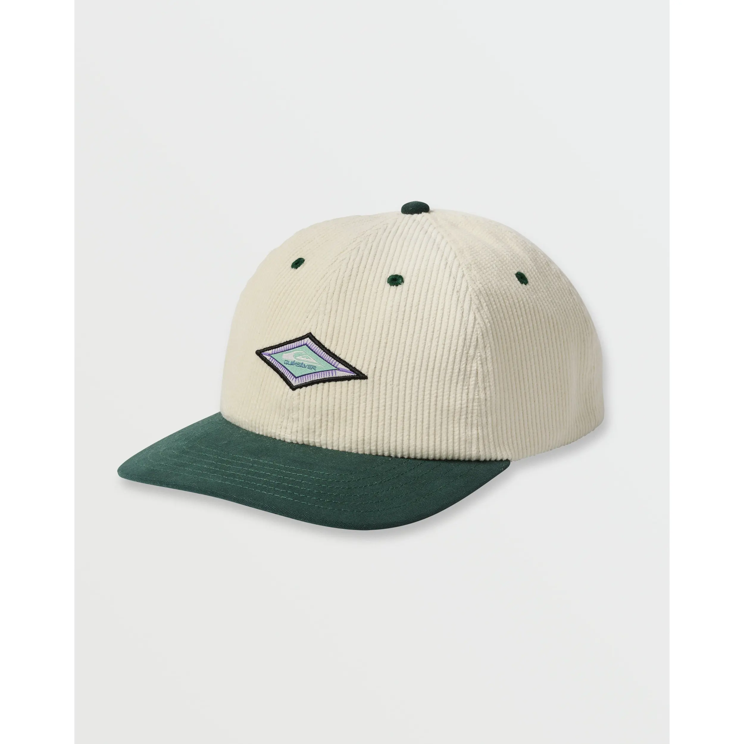Quiksilver , Ruff Stuff Hat , 100% Cotton Snapback Closure Relaxed Fit , Casual Streetwear Casual Cap Graphic Snapback Hat