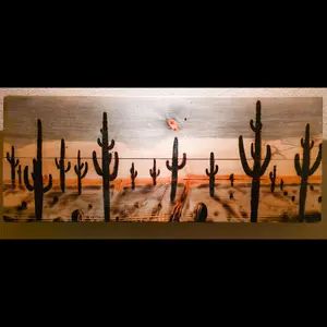 Saguaro Landscape Wall Art