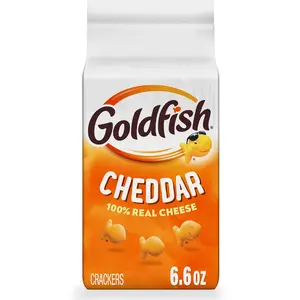Goldfish Cheddar Cheese Crackers, Baked Snack Crackers, 6.6 oz Bag