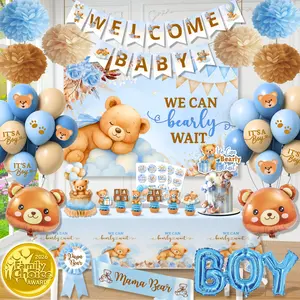 Teddy Bear Baby Shower Decor Set – It’s a Boy