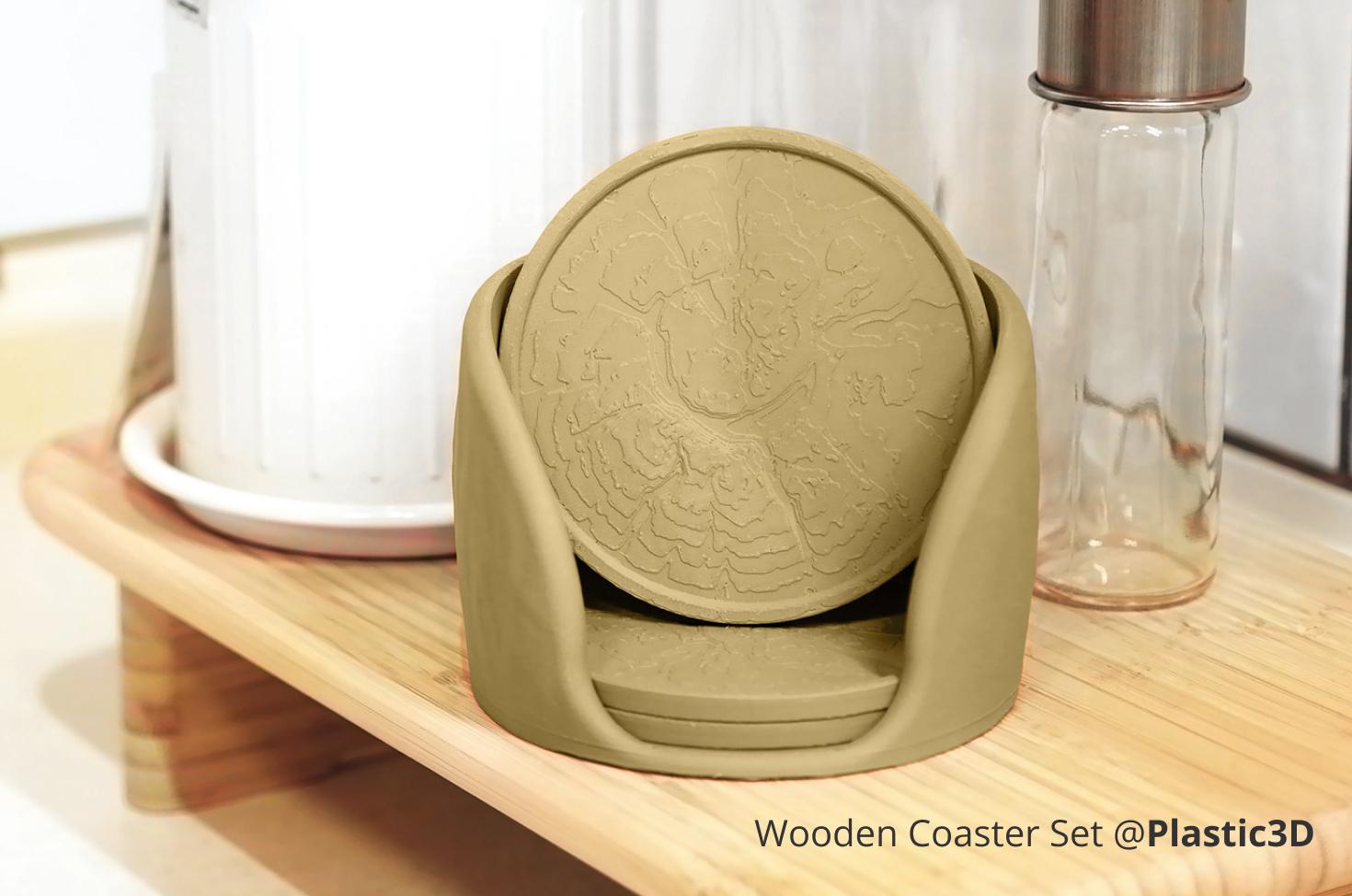 Bambu PLA Wood, 3D Printing Flaments and Materials, NEW Filaments Arrivals! Feels Like Real Wood; Matte Finish, Fine Texture; Integrates Perfectly with Other PLA; Comes with Basic Reusable Spool