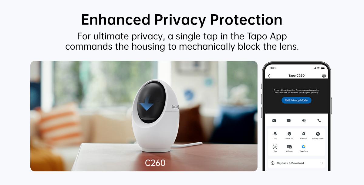 [Summervibes] TP-Link & Tapo C216(2-pack) 2K Pan/Tilt Indoor/Outdoor Security Camera  with AI Detection, Baby Cry Detect, Motion Tracking, Color Night Vision, 360° Pan/Tilt, No Subscription, Alexa & Google Compatible