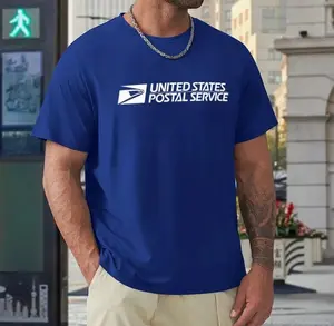 USPS Shirt Postal Shirt Short Sleeve T-Shirt for Post Office Worker Delivery Daily Wear 7 blue Sweatshirt, Hoodie, Menswear