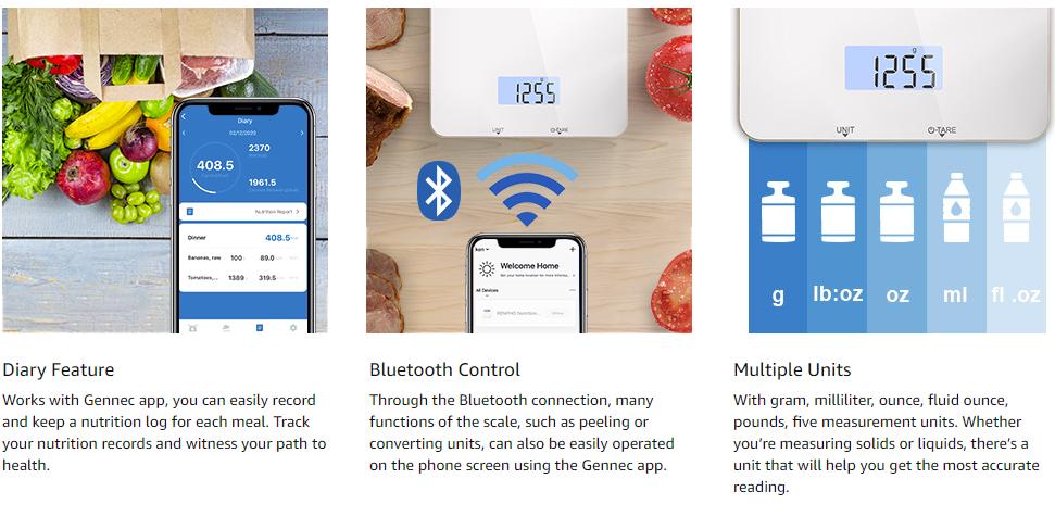 [Livestream Exclusive] RENPHO Food Nutritional Scale with App Spring Glow Up Home Gifts