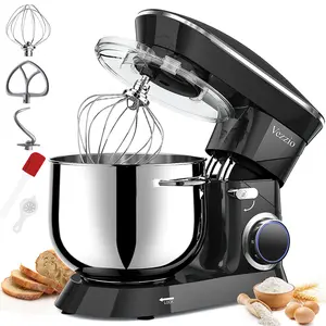 VEZZIO 9.5 Qt Stand Mixer, 10-Speed Tilt-Head Food Mixer, Vezzio 660W Kitchen Electric Mixer with Stainless Steel Bowl, Dishwasher-Safe Attachments for Most Home Cooks