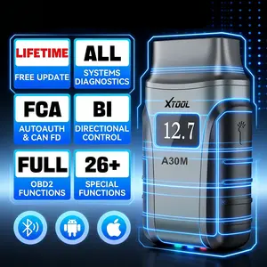 XTOOL Anyscan A30M Wireless BT OBD2 Scanner for Android & iPhone, 2025 Newest Bidirectional Scan Tool with Free Updates, All System Diagnostics, 21 Resets, ABS Bleed, Upgraded Ver. of A30, A30D