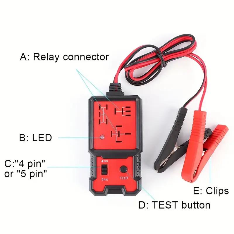 Car Automotive Circuit Tester Portable Battery Diagnostic Checker Tool Professional Car Relay Tester for Easy Troubleshooting and Accurate Readings Car Automotive Circuit Tester Portable Battery Diagnostic Checker Tool Professional Car Relay Tester for Easy Troubleshooting and Accurate Readings