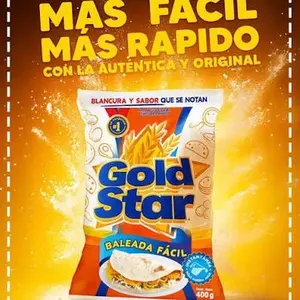 2 Bolsas Gold Star Harina de trigo preparada 400gr