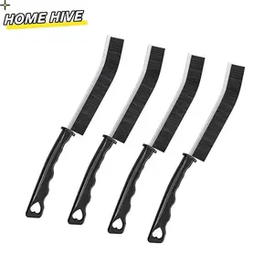 Multifunctional Crevice Cleaning Brush,Bathroom Cleaner Tools for Household Use, Kitchen, Window,Toilet,4 Pcs Crevice Cleaning Brush,