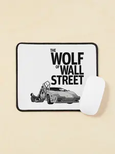 Wolf of Wall Street Inspired Desk Mat, Finance Trading Mouse Pad, Stock Market Office Decor, Jordan Belfort Movie Aesthetic Workspace Pad for Traders and Film Fans