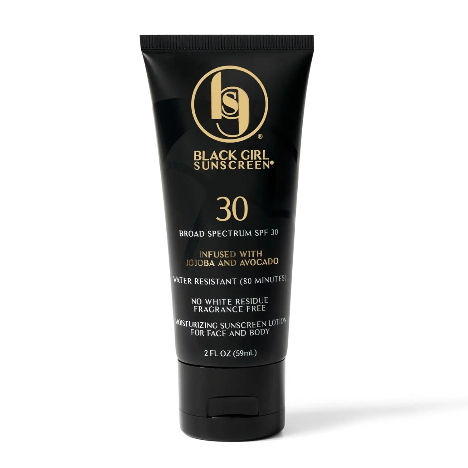 Face & Body Moisturizing Sunscreen Lotion SPF 30 – Lightweight Daily Hydration, No White Residue, Avocado Enriched, 2 Fl Oz