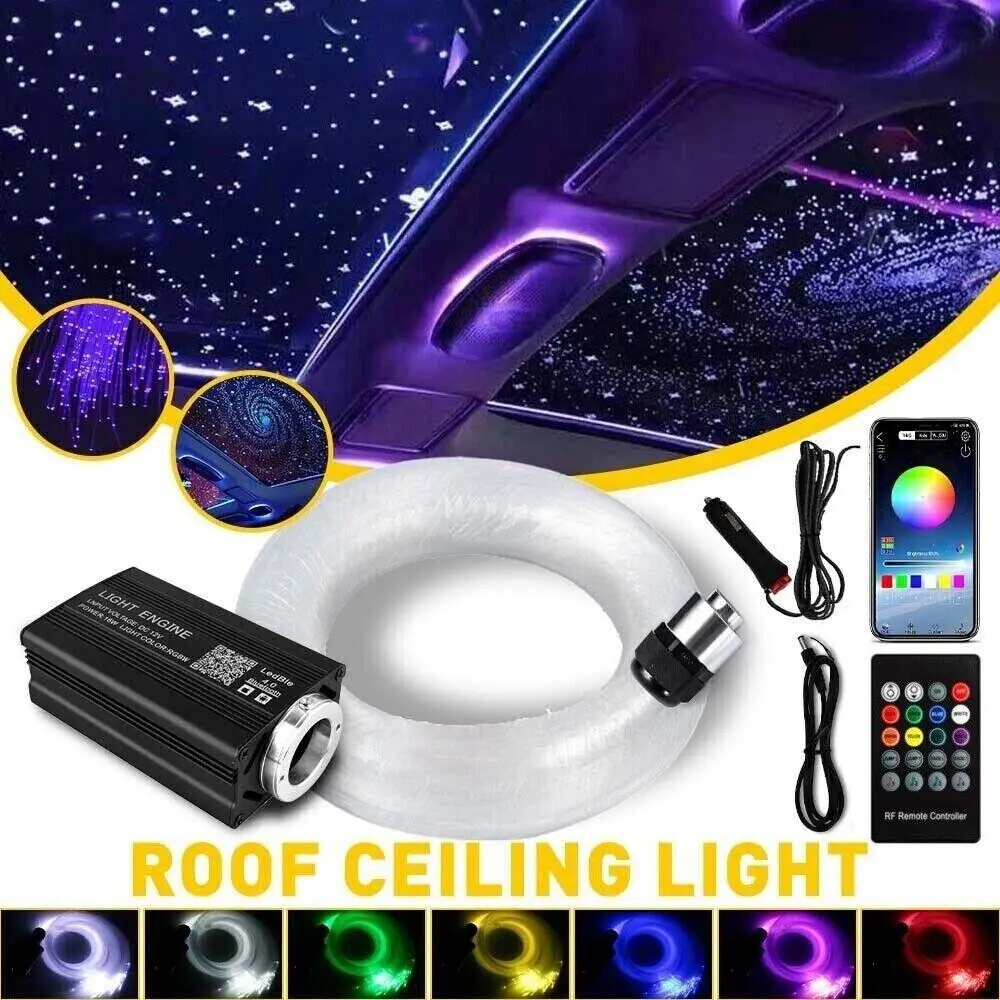500/1000pcs Car/Home Headliner Star Light kit Roof Twinkle Ceiling Lights Fiber Optic