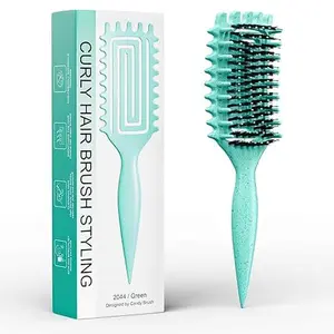 【Thoughtful Valentine's Day gifts for girls】Curl Brush Curl Styling Brush for Women, Men, Wet and Dry Hair, curl defining brush,curl talk,wavy hair products, brush,miche hair products,brush detangling ,hairbrush for women,light weigh,wavy talk thermal