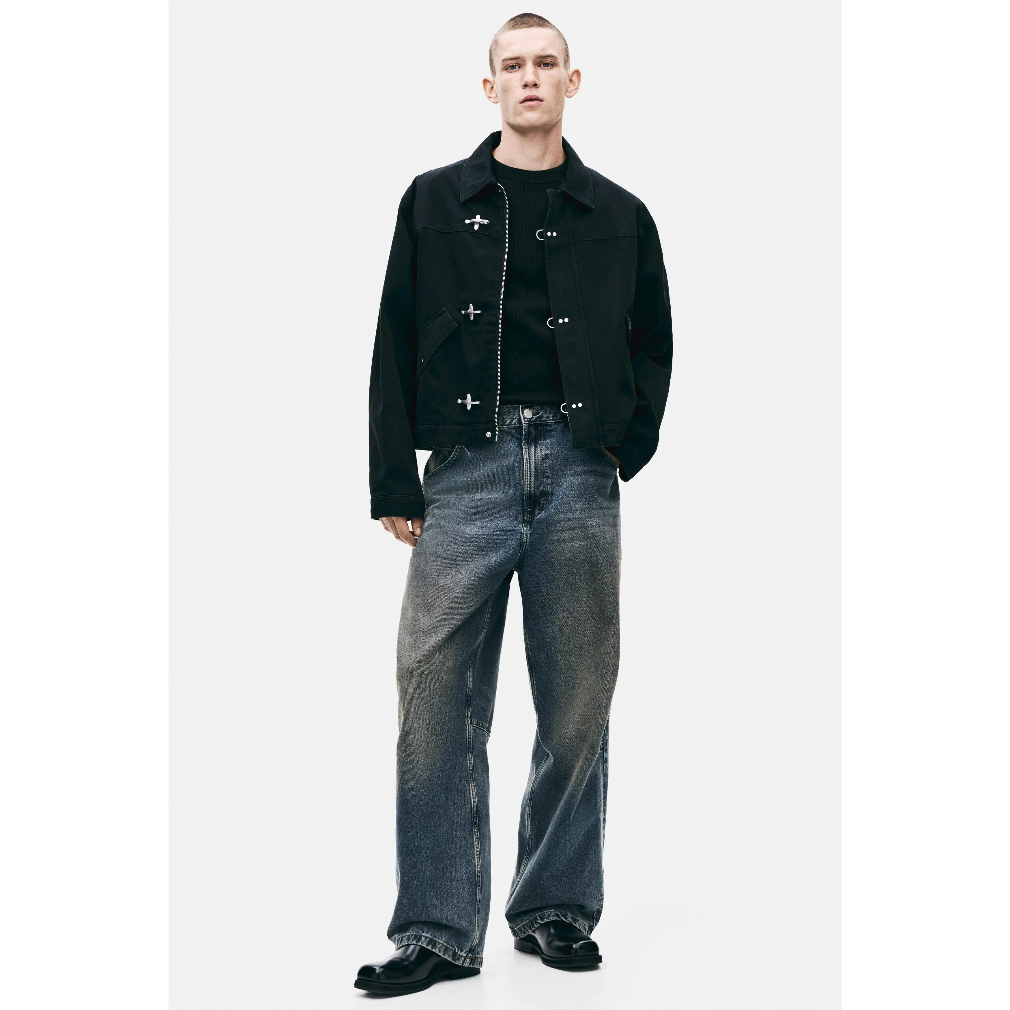 H&M Baggy darted jeans