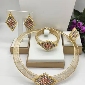 Gold plated Fashion jewelry set