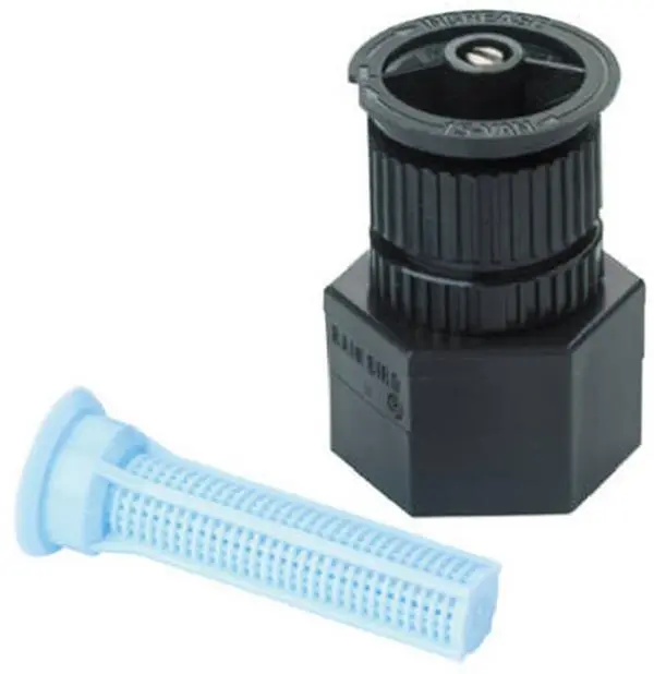 Rainbird National A-17-Q Quarter Circle Pattern Shrubbery Nozzle, Stainless Steel, 0.8x0.8x1.3", Above Ground Outdoor Irrigation Tool for Irrigating Shrubs