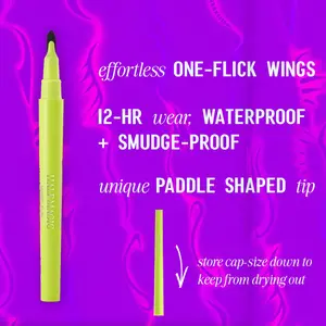 MAGIC FLIK | Calligraphy Liquid Eyeliner Pen for Effortless One-Flick Wings - HALF MAGIC Eyeliner Lipliner Eyeliner Lipliner