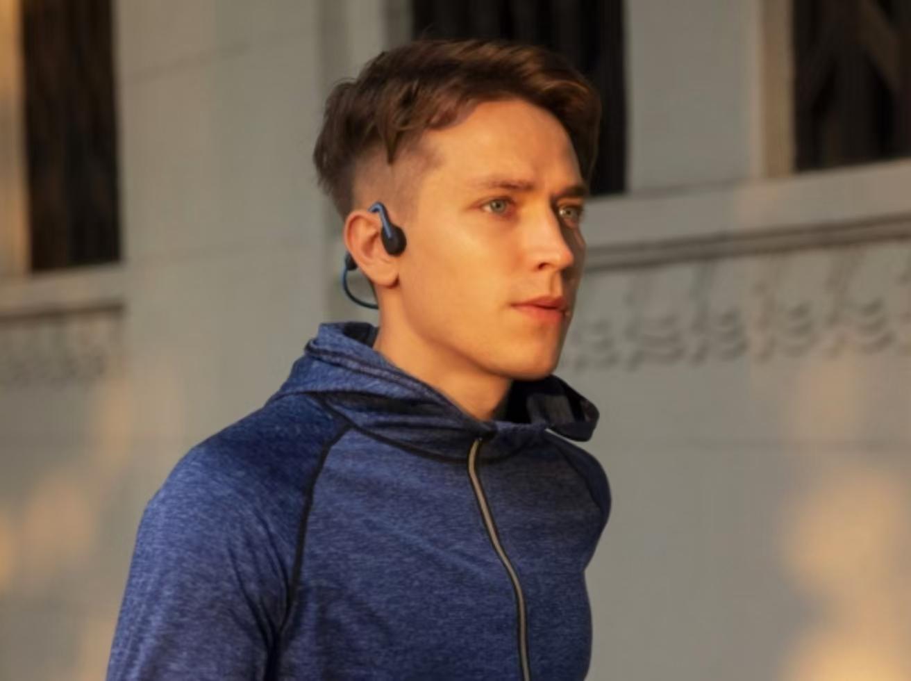 【Live only】SHOKZ OpenMove - Open-Ear Bluetooth Sport Headphones, Bone Conduction Wireless Earphones, Sweatproof for Running and Workouts