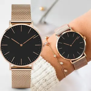 The Rose Sovereign Watch Rose Gold Bracelet Timepiece