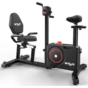 Pooboo Recumbent Exercise Bike for Home, Quiet Recumbent Stationary Bikes for Seniors 400LBS Capacity, Recumbent Bikes for Seniors Gym, Adjustable Seat & Backrest, 8-Level Resistance & LCD Display