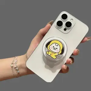 The Ultimate Bt  21 Character Phone Grip Collection For Every Army Member Featuring Koya Rj Shooky Mang Chimmy Tata Cooky And Van