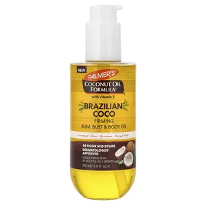 Palmer's Coconut Oil Formula® with Vitamin E, Firming Bum, Bust & Body Oil, Brazilian Coco, 6.5 fl oz (192 ml)