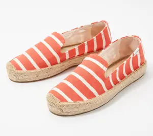 Soludos Woven Platform Smoking Slippers