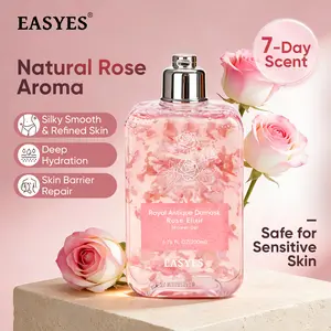 【SW-1】Easyes Rose Essence Native Body Wash - Red rose fragrance 3X repair Deep Moisture Soft Skin for Dry & Sensitive Skin Instant relief of dryness and itching vegan no animal testing The best choice for gifts TikTokShopBlackFriday