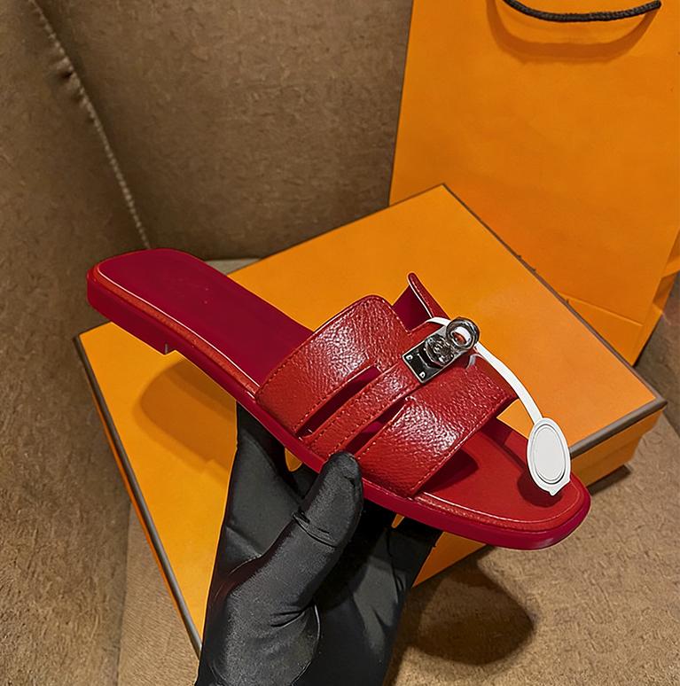 Women's Flat Slippers with Metal Buckle - Stylish & Versatile Spring/Summer New Arrivals SpringStatements