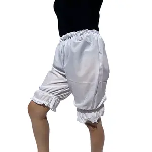 Kakentli Women's Folklorico Dance Bloomers, Cotton Lace