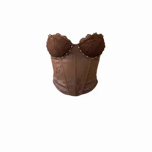 Sierra Lace Corset – Chocolate