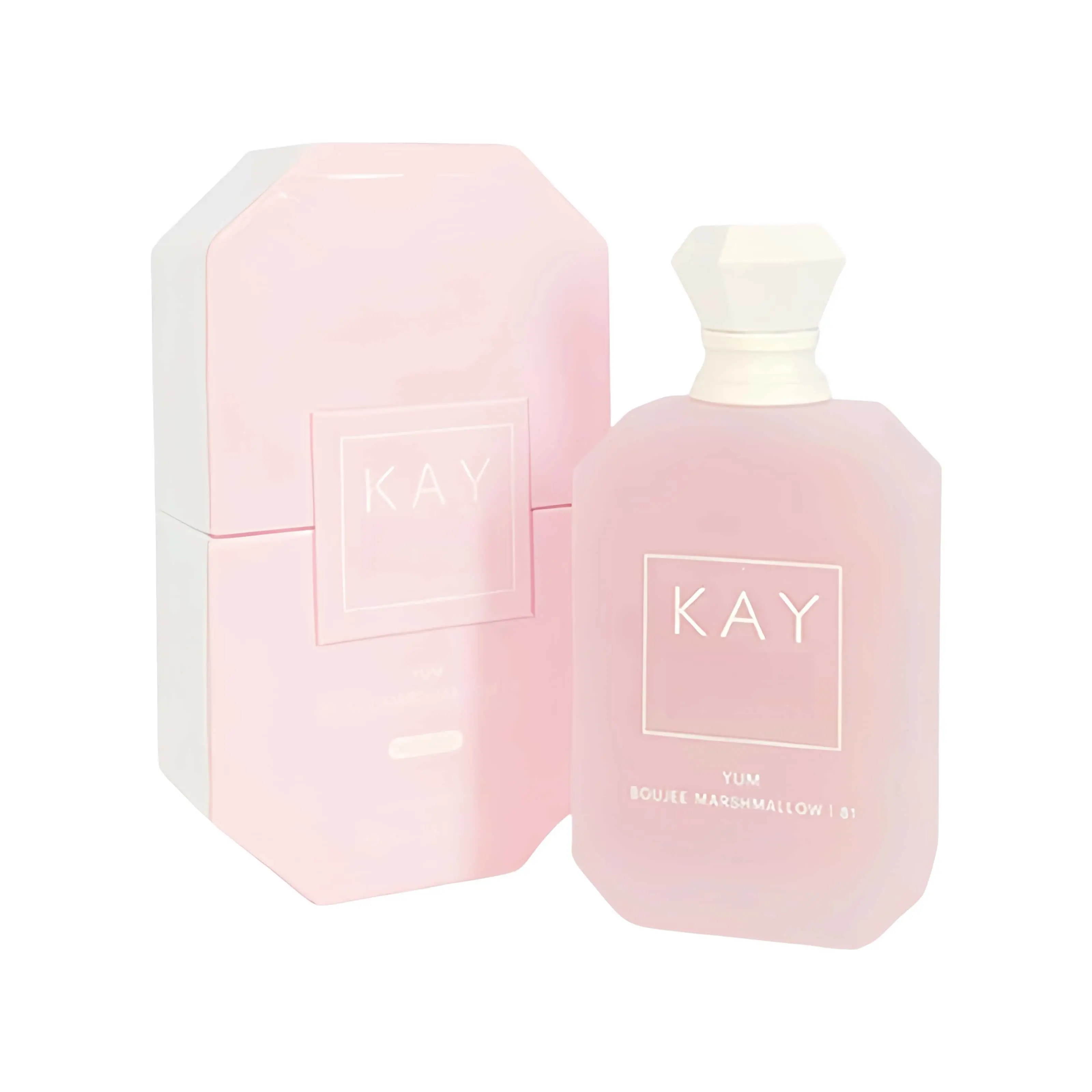 KAY Yum Boujee Marshmallow 81 Eau de Parfum Intense Spray (3.4 oz/100ml) - Unisex Luxury Gourmand Perfume with Creamy Marshmallow, Vanilla, Sweet Strawberry & Coconut, Long-Lasting Scent for Daily & Dating, Gift For Her