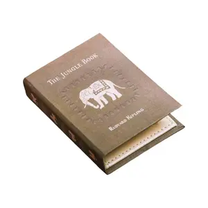 The Jungle Book Replica Wallet – Hardcover-Style Book Wallet for Easy Carrying, 4 Card Slots, Coin Pocket, Unique Gift for Book Lovers