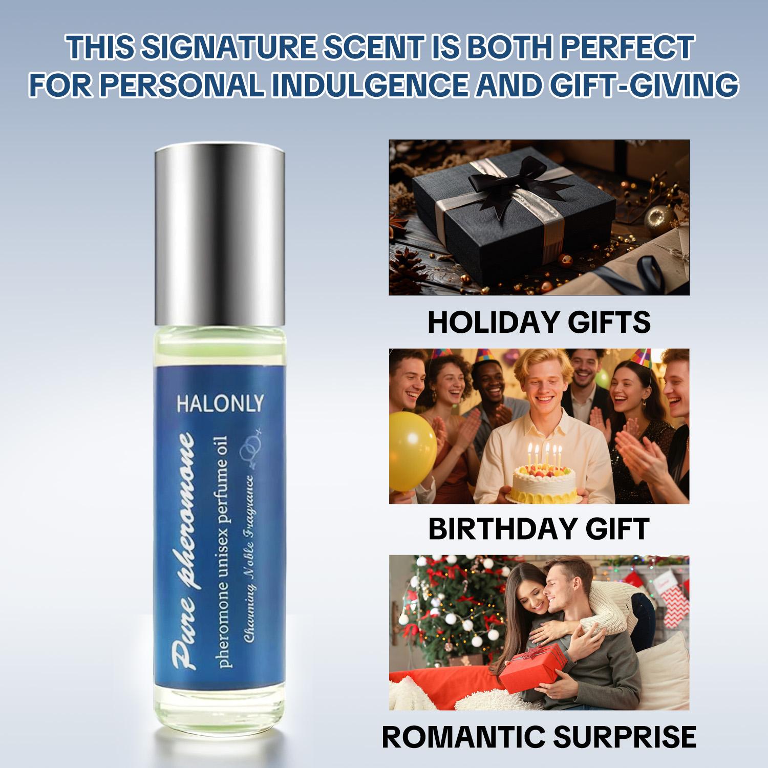 【Halonly】Roll-On Perfume - Unisex Pheromone Infused Essential Oil Perfume - Natural Fragrance, Long-Lasting, TSA Ready 【Halonly】Roll-On Perfume - Unisex Pheromone Infused Essential Oil Perfume - Natural Fragrance, Long-Lasting, TSA Ready