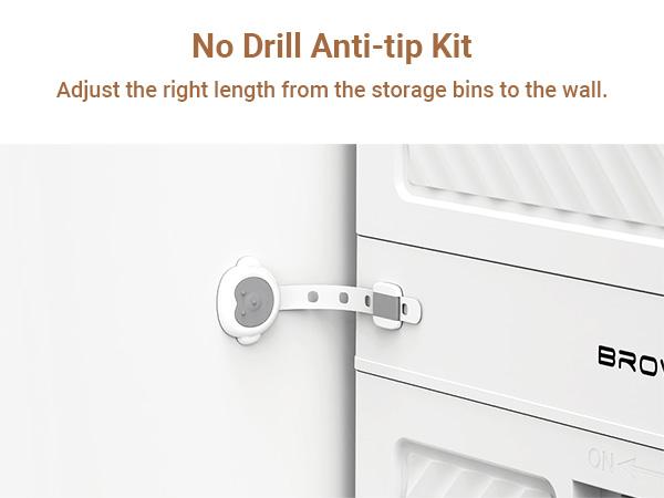 Broview V20 300QT/400QT/640QT Extra Large Stackable Storage Bins, Clear Plastic Closet Organizer Cabinet with Lid and Wheels, Collapsible Latch Boxes Folding Drawer with Door for Home Kitchen Room Organization