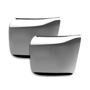 Front Bumper Corner Pad for Chevrolet Silverado 2007-2013 Chrome 2PCS ABS