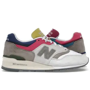 New Balance Men's 997 MiUSA Aimé Leon Dore Grey Midnight, from StockX
