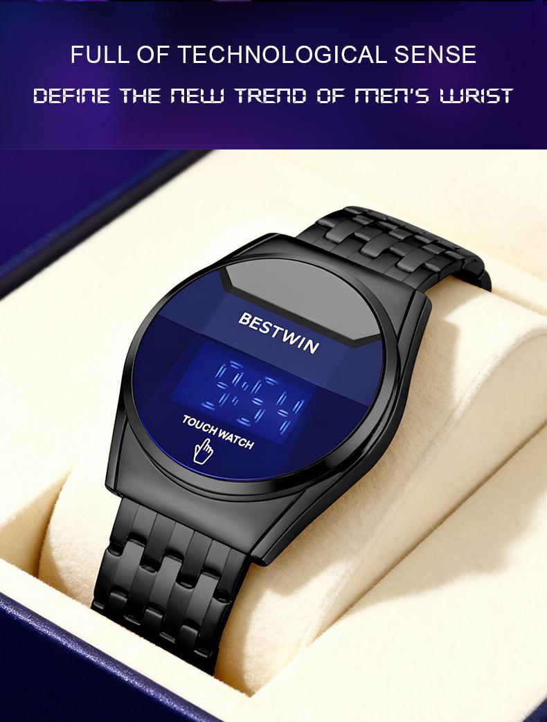 Premium Luxury Men’s Touchscreen Racing Sport Watch – Iridescent Diamond-Cut Mirror Face, Multifunctional Chronograph, Durable Stainless Steel Build, Dual Casual-Business Style, Fashionable Timepiece & Perfect Gift for Him Premium Luxury Men’s Touchscreen Racing Sport Watch – Iridescent Diamond-Cut Mirror Face, Multifunctional Chronograph, Durable Stainless Steel Build, Dual Casual-Business Style, Fashionable Timepiece & Perfect Gift for Him