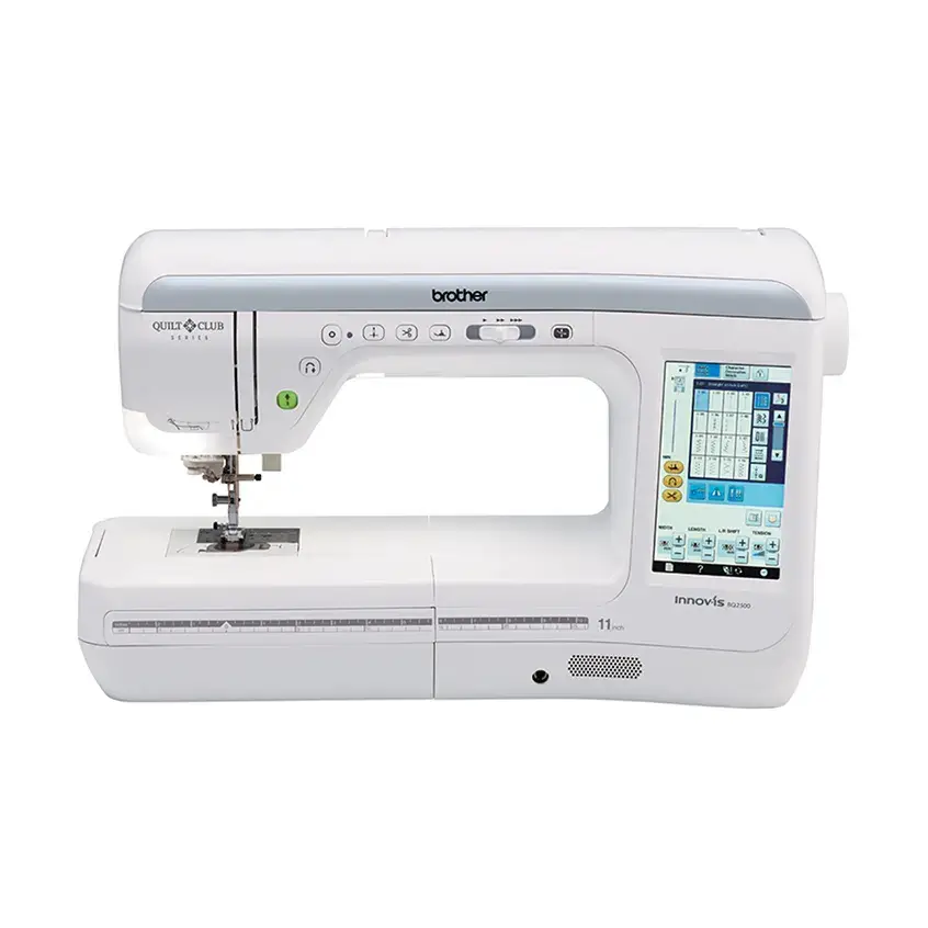 Brother Innov-ís BQ2500 Quilt Club Series Sewing and Quilting Machine, 1,050 stitches per minute, 11.25" workspace, 110v-120v ac, 15 presser ft, 22.48" w x 11.18" d x 13.07" h, 15 Presser Feet, Decorative Stitches, Quilt Club 759 Stitches