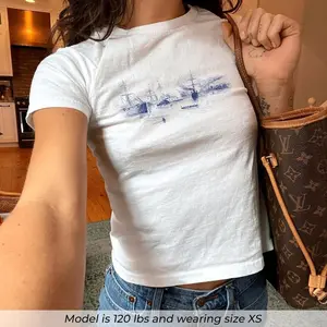 [Sale off up to 50%] Tropical Baby Tee, Trendy Summer Y2K Baby Tee, Coastal Granddaughter Shirt, Ocean Tee, Coconut Girl Crop Top, Beach Baby Tee, Womens Graphic Tee