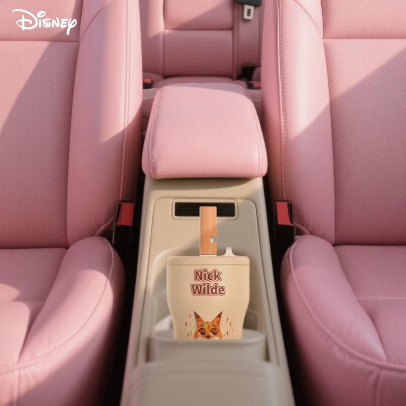 Disney Zootopia 2 Judy Nick Strawberry Bear Stitch Water Bottle Coffee Cup,Steel Straw Tumbler with Straw - 21OZ Leak-Proof Insulated Cup Perfect for Iced Coffee, Smoothies & Travel, 4 Unique Character Designs,Durable for Gym or Outdoors,Travel,Rodeo