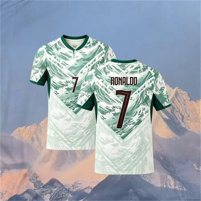 2026 Away White No.7 Ronaldo Short sleeve Soccer jersey