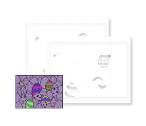 Bunny Background | Coordinating Stencil